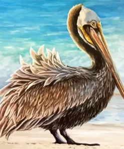 Pelican Bird Artwork Diamond Painting