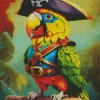 Pirate Parrot Diamond Painting