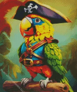 Pirate Parrot Diamond Painting