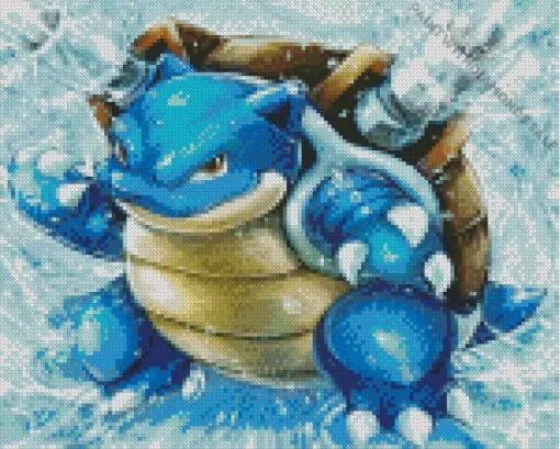 Pokemon Blastoise Diamond Painting