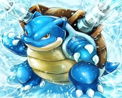 Pokemon Blastoise Diamond Painting