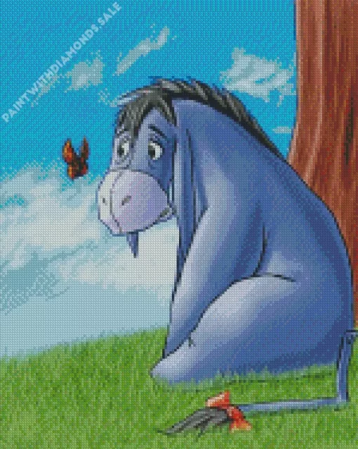 Sad Eeyore Diamond Painting