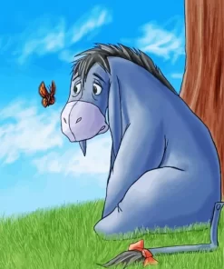 Sad Eeyore Diamond Painting