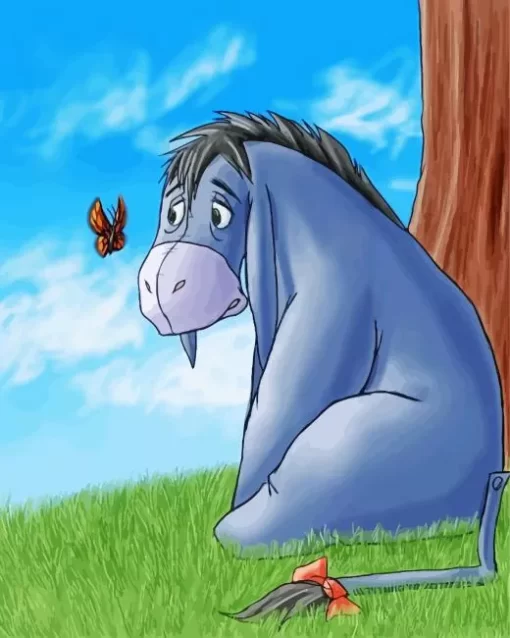 Sad Eeyore Diamond Painting