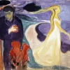 Separation by Edvard Munch Diamond Paintings