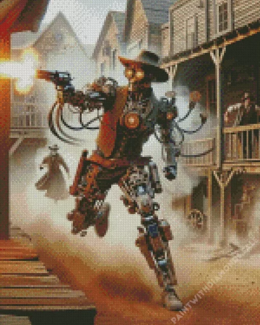 Steampunk Cowboy Diamond Painting