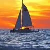 Sunset Boat Diamond Painting