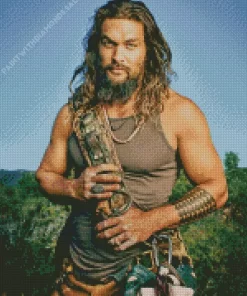 The Actor Jason Momoa Diamond Painting