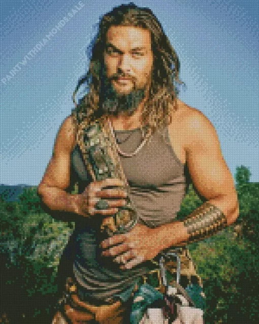 The Actor Jason Momoa Diamond Painting