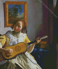 The Guitar Player Diamond Paintings