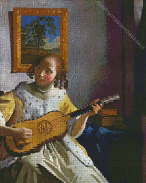 The Guitar Player Diamond Paintings