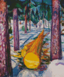 The Yellow Log Diamond Paintings