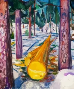 The Yellow Log Diamond Paintings