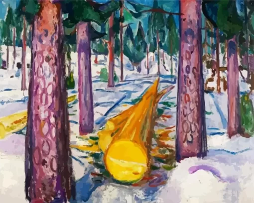 The Yellow Log Diamond Paintings