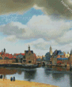 View Of Delft Diamond Paintings