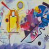 Wassily Kandinsky Yellow Red Blue Diamond Paintings