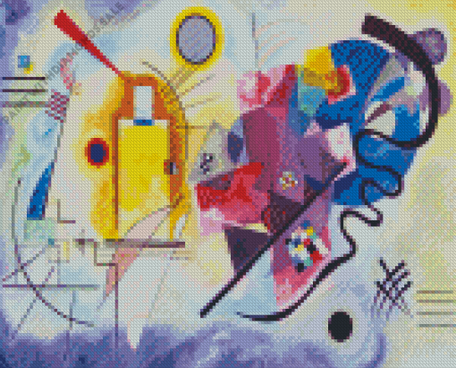 Wassily Kandinsky Yellow Red Blue Diamond Paintings