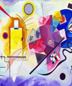 Wassily Kandinsky Yellow Red Blue Diamond Paintings