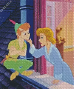 Wendy And Peter Pan Diamond Painting