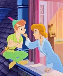 Wendy And Peter Pan Diamond Painting