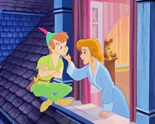 Wendy And Peter Pan Diamond Painting