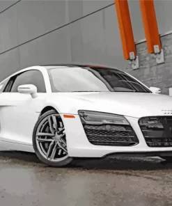 White Audi I8 Diamond Painting