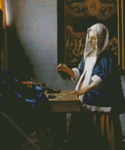 Woman Holding A Balance Diamond Paintings