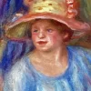 Woman With A Hat diamond by numbers