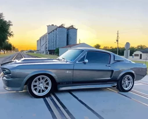 1967 Ford Mustang Fastback Diamond Painting