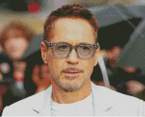 Actor Robert Downey JR Diamond Painting