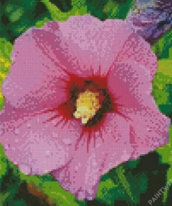 Althea Hibiscus Syriacus Diamond Painting