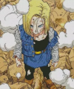 Android 18 Dragon Ball Z Diamond Dotz