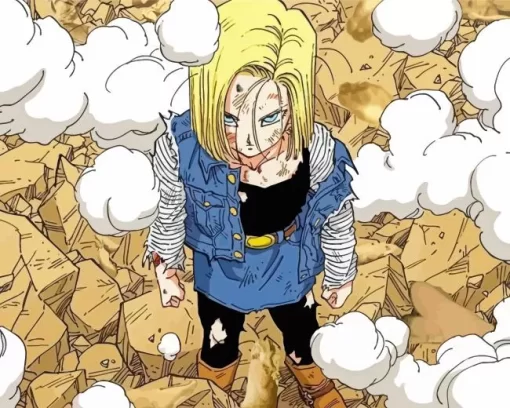 Android 18 Dragon Ball Z Diamond Paintings