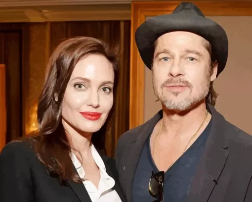 Angelina Jolie And Brad Pitt Diamond Painting