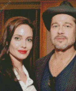 Angelina Jolie And Brad Pitt Diamond Painting