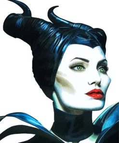 Angelina Jolie In Maleficent Diamond Painting