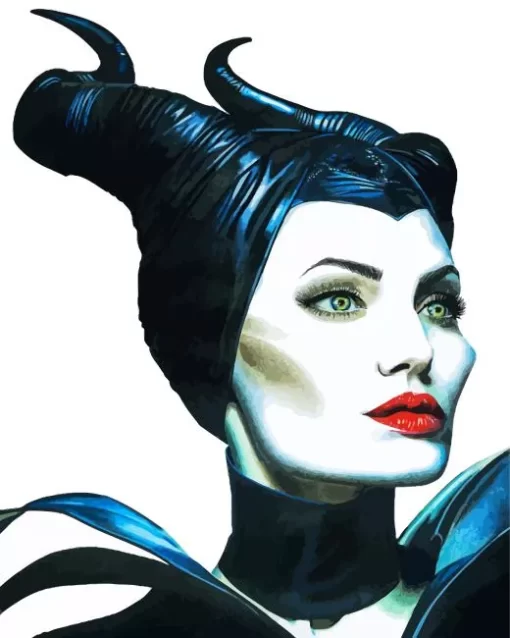 Angelina Jolie In Maleficent Diamond Painting