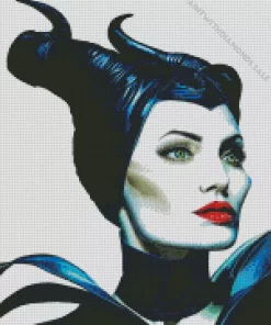 Angelina Jolie In Maleficent Diamond Painting