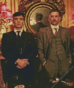 Arthur And Tommy Peaky Blinders Diamond Dotz