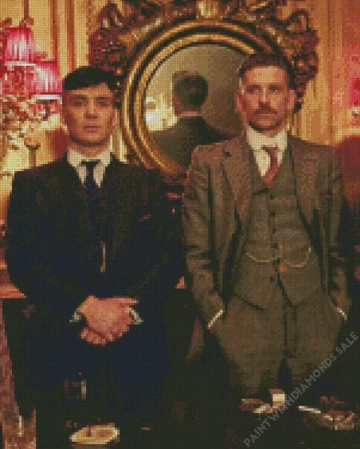 Arthur And Tommy Peaky Blinders Diamond Dotz