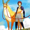 Ashitaka Princess Mononoke Anime Diamond Paints