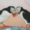 Atlantic Puffin Pair Diamond Painting