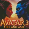 Avatar Fire and Ash Film Poster Diamond Dotz