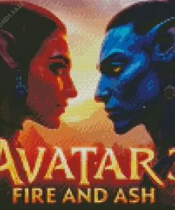 Avatar Fire and Ash Film Poster Diamond Dotz