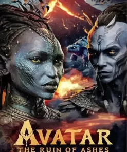 Avatar Fire and Ash Movie Poster Diamond Paints