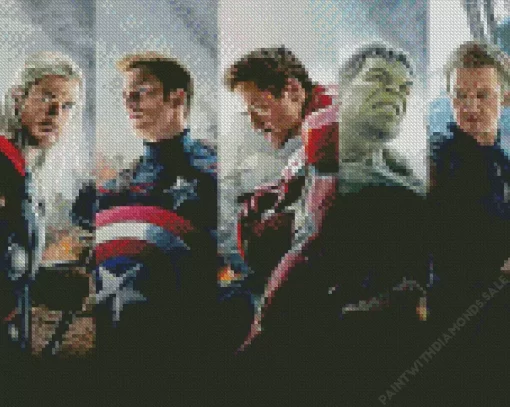 Avengers Age of Ultron Characters Diamond Paintings