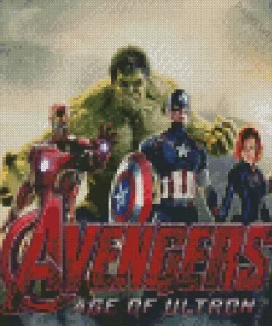 Avengers Age of Ultron Marvel Poster Diamond Paintings