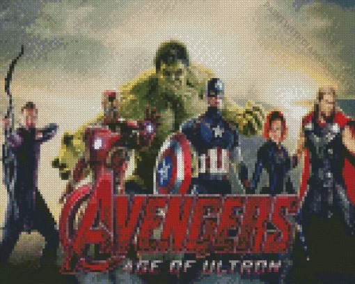 Avengers Age of Ultron Marvel Poster Diamond Paintings