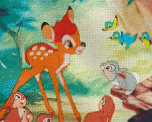 Bambi And Friends Diamond Painting