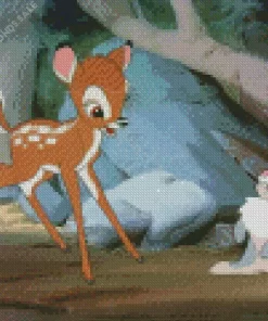 Bambi And His Friend Diamond Painting